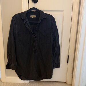 Madewell Charcoal Denim Shirt